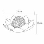 Galix solar water lily - 25 cm – Bild 3