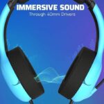 Wired Headset - Airlite - Neptune Blue - Compatible with PS4/PS5 - Boom Microphone - Over-Ear Headband - Image 6
