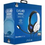 PDP - LVL40 Wired Gaming Headset for PS4 and PS5 - White - Image 5