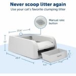 Self-cleaning litter box - PETSAFE - CLUMPING - Connected - White - Image 4