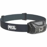 Headlamp - PETZL - ACTIK - Running / Trekking - 450 lumens - 3 AAA/LR03 batteries included - Grey