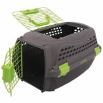 M.PETS ECO GIRO Cat Transport Crate - Plastic Cage - Size M - Gray - Image 2