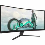 PC Monitor - PHILIPS - Evnia 34M2C3500L - 34 WQHD - Curved Panel - 180Hz - 0.5ms - HDR - HDMI/DP - Black – Bild 2