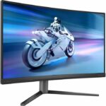 PC monitor - PHILIPS - Evnia 27M2C5200W - 27 FHD - Fast VA curved panel - 280Hz - 0.3ms - HDMI/DP - Black – Bild 2