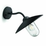 HAMMOCK-Outdoor wall light Descendant Black L30cm Black Philips - Image 2