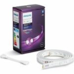 Philips Hue White & Color Indoor Lightsstrips Extension 1M, V4, works with Alexa, Google Assistant and Apple Homekit