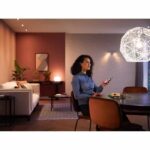 Philips Hue White Starter Kit LED LED Connected 9.5W - E27 X3 and Hue remote control - Image 2