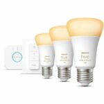 Philips Hue White Atmosphere Starter Kit Connected LED bulb - E27 X3 and Hue remote control - Image 3