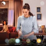 Philips Hue White Atmosphere Starter Kit Connected LED bulb - E27 X3 and Hue remote control - Image 5