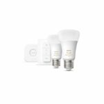 Kit Starting LED LED Connected Philips Hue White - 10.5W - Lot 2 E27 - Hue remote control - Image 3