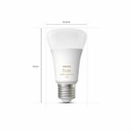 Kit Starting LED LED Connected Philips Hue White - 10.5W - Lot 2 E27 - Hue remote control - Image 6