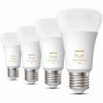 Philips Hue White Ambiance, E27 connected LED bulb, 60W equivalent, 800 Lumen, 4 pack, Bluetooth compatible - Image 3