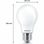 LED Bulb - PHILIPS - Classic - 60 W - A60 E27 - Warm White - Non-Dimmable x 3 - Image 3