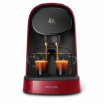 Coffee machine with double espresso capsules philips the gold barista lm8012/51 - red + 9 capsules - Image 2