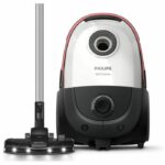 Cylinder vacuum cleaner with bag - PHILIPS XD6122/12 - 900 W - 4 L - Polar white - Image 3
