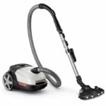 Cylinder vacuum cleaner with bag - PHILIPS XD6122/12 - 900 W - 4 L - Polar white - Image 6
