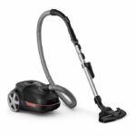 Cylinder vacuum cleaner with bag - PHILIPS - XD5123/10 - 900 W - 4 L - Black - Image 2