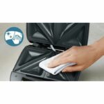Croque-monsieur machine - PHILIPS - HD2331/90 - 750 W - Triangular plates - Black - Image 4