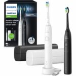 Toothbrush - PHILIPS - HX7109/01 - Sonicare - Double handle Series 5300 - White & Black - Electric