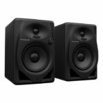 Pair of Pioneer DJ DM-50D monitoring speakers - Bass Reflex - 2x25W - DJ or Production mode - Black