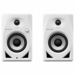 Pair of Pioneer DJ DM-40D-W monitoring speakers - Bass Reflex - 2x19W - DJ or Production mode - White - Image 2