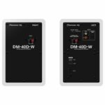 Pair of Pioneer DJ DM-40D-W monitoring speakers - Bass Reflex - 2x19W - DJ or Production mode - White - Image 3