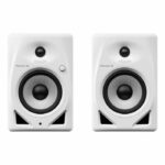 Pair of Pioneer DJ DM-50D-W monitoring speakers - Bass Reflex - 2x25W - DJ or Production mode - White - Image 2