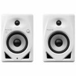 Pair of Pioneer DJ DM-50D-BT-W monitoring speakers - Bluetooth - Bass Reflex - 2x25W - DJ or Production mode - White - Image 2