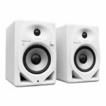 Pair of Pioneer DJ DM-50D-BT-W monitoring speakers - Bluetooth - Bass Reflex - 2x25W - DJ or Production mode - White