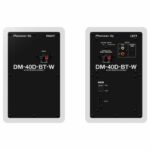 Pair of Pioneer DJ DM-40D-BT-W monitoring speakers - Bluetooth - Bass Reflex - 2x19W - DJ or Production mode - White - Image 3