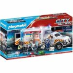 PLAYMOBIL - 70936 - Ambulance with rescuers and injured