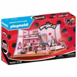 PLAYMOBIL 71334 Miraculous Marinette's Room, Miraculous Lady Bug, 73 pieces, Ages 4 and up
