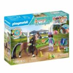 PLAYMOBIL 71355 Zoe & Blaze with obstacle course - Horses of Waterfall - With modular obstacles - Ages 5 and up