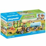 PLAYMOBIL 71442 Farmer with tractor and tanker – Country – Ages 4 and up