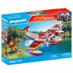 PLAYMOBIL 71463 Seaplane with firefighter - Action Heroes - Firefighters - Ages 4 and up