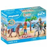 PLAYMOBIL 71470 Amélia and Ben with horses