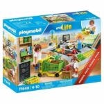 PLAYMOBIL 71648 Supermarket Checkout, My Life Shopping, Promo Pack, 65 pieces, Ages 4+