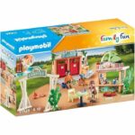PLAYMOBIL 71424 Camping, Camping World, with a working shower and accessories, 100 pieces, Ages 4 and up