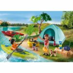 PLAYMOBIL 71425 Family and Tent - Contains 3 figures, 3 bikes and many accessories. - Camping World - Image 3