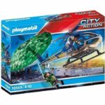 PLAYMOBIL - 70569 - Police Police helicopter and parachutist