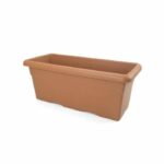 Plastiken Rectangular Garden Ø 100 x 44 cm - Terracotta
