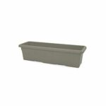 Plastiken Rectangular Garden - 80 x 33 cm - Taupe - Image 2