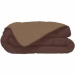 CALGARY Hot duvet microfiber 400g/m² Choco & MOKA 200x200cm