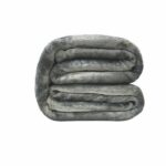 220x240 cm gray microflanelle cover - Image 2