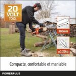 PowerPlus Dual Power Powdpg7570 - 20 V battery chainsaw, 300 mm guide, without battery or charger - Image 5