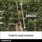 Dual Power Height Size Powdpg75380 - 40 V battery, without battery or charger, 600 mm blade, 20 mm deviation - Image 3