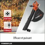 Dual Power 3-in-1 Powdpg75270 battery leaf blower-40 V, 210 km/h, without battery or charger - Image 3