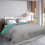 HUDSON Microfiber Light Duvet 200g / m² 220x240cm Pebble & Lake - Image 2