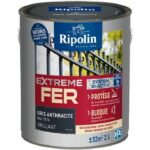 Iron paint - RIPOLIN - 396704 - Anthracite gray - Glossy - 2 L