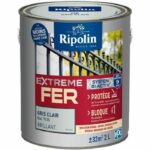 Iron paint - RIPOLIN - 396709 - Light gray - Glossy - 2 L